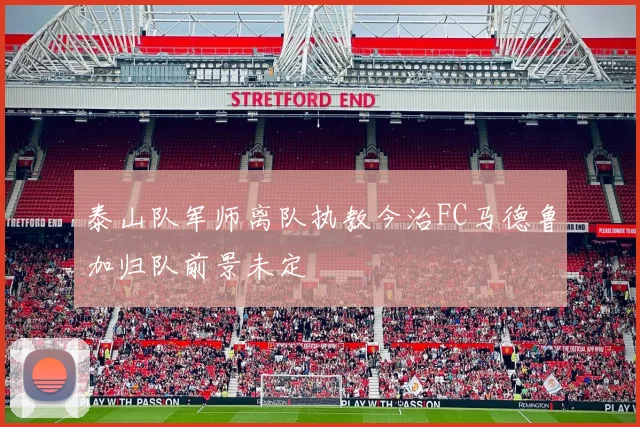 泰山队军师离队执教今治FC马德鲁加归队前景未定